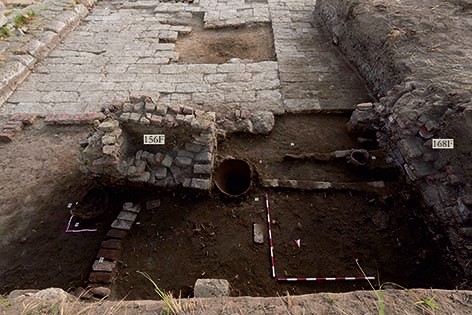 Kitchen installation exposed in Trench 3 in 2025 (M.A. Lebedev)